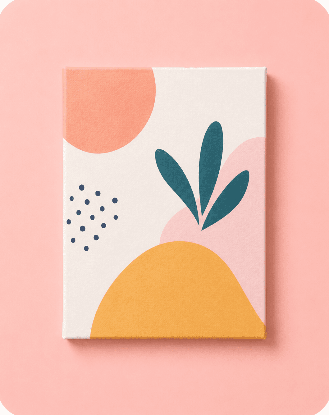 Canvas wall art print-on-demand product for artists